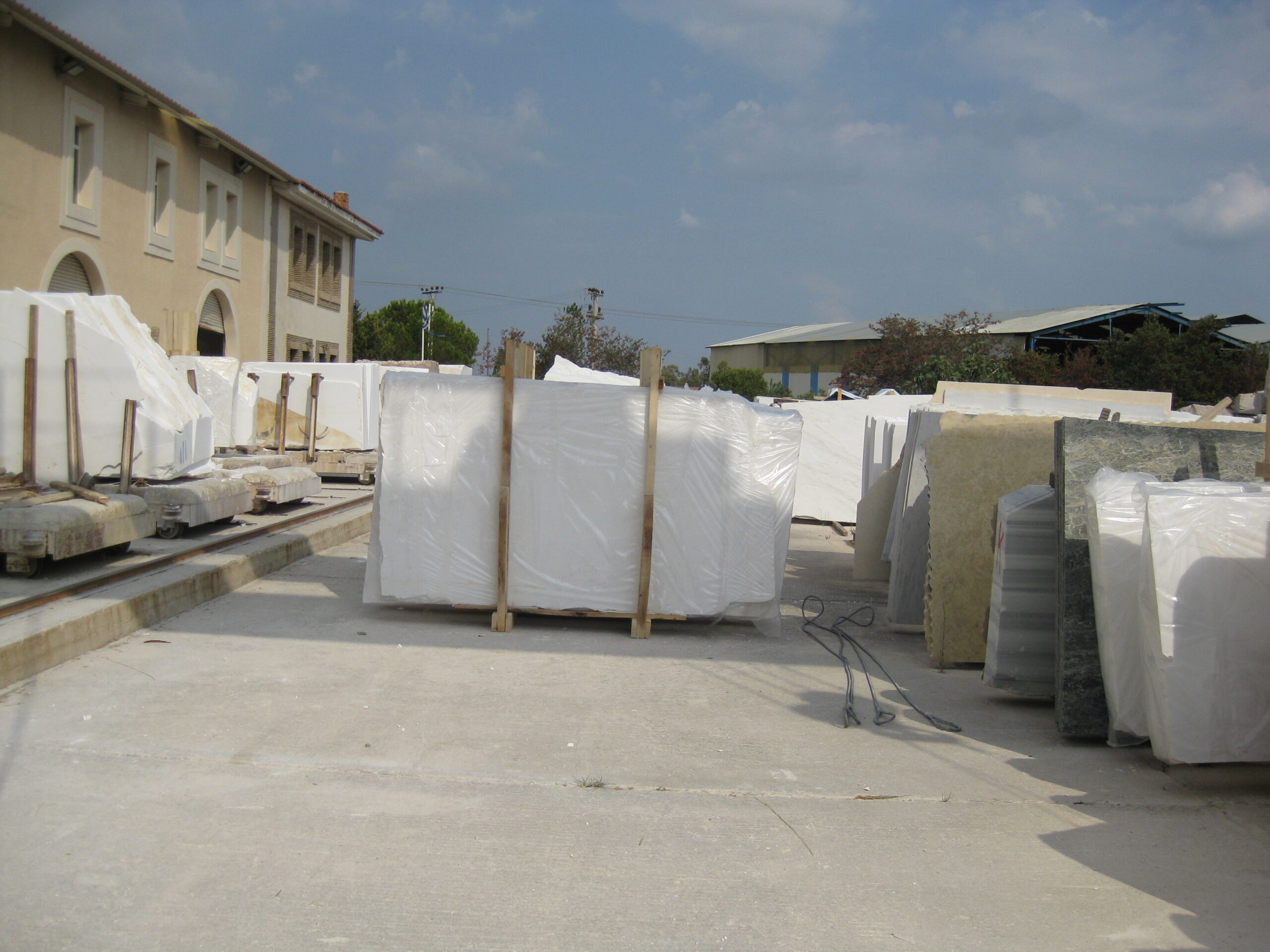 THASSOS PURE WHITE MARBLE 1st quality — Greek marble, factory direct