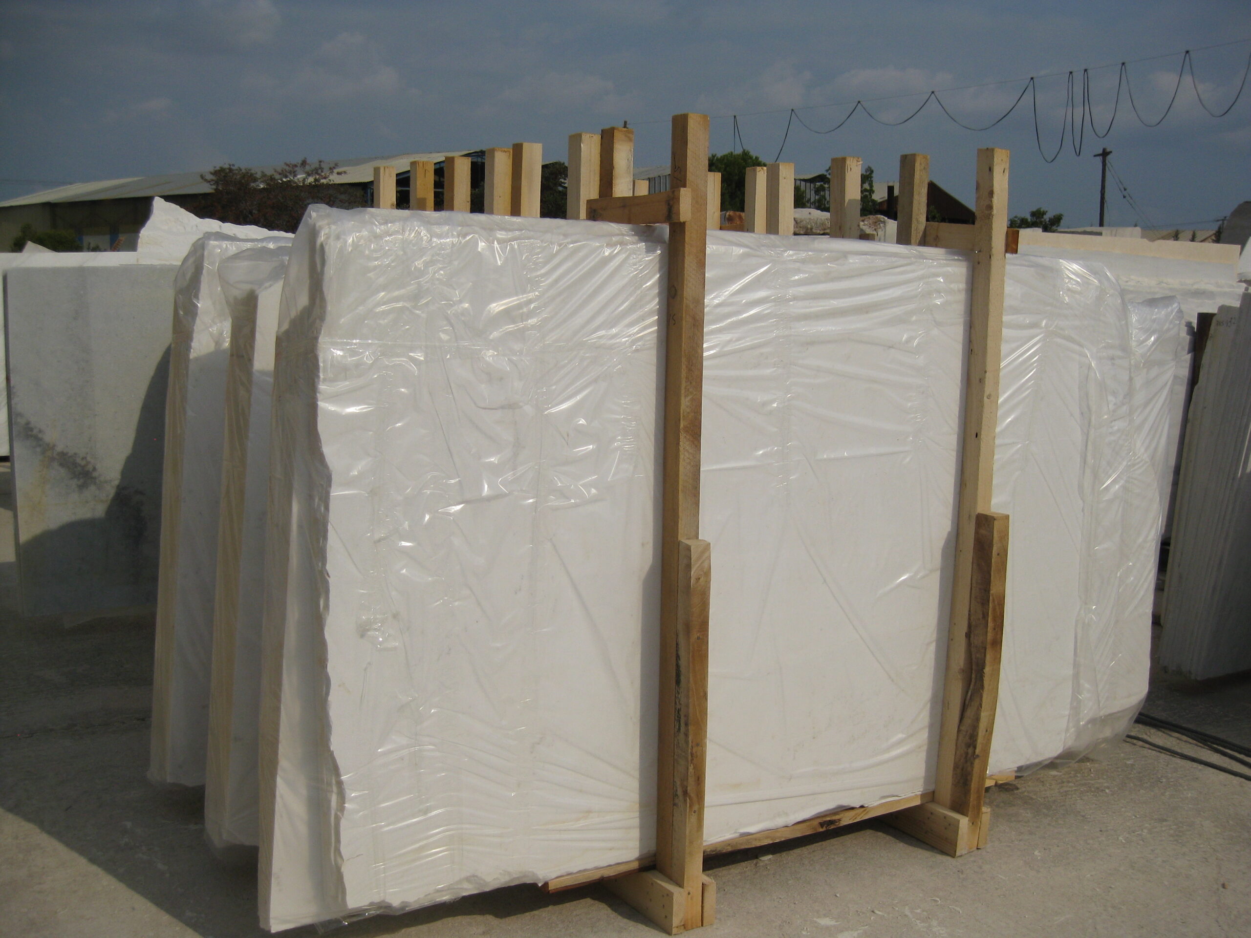 THASSOS PURE WHITE MARBLE 1st quality — Greek marble, factory direct