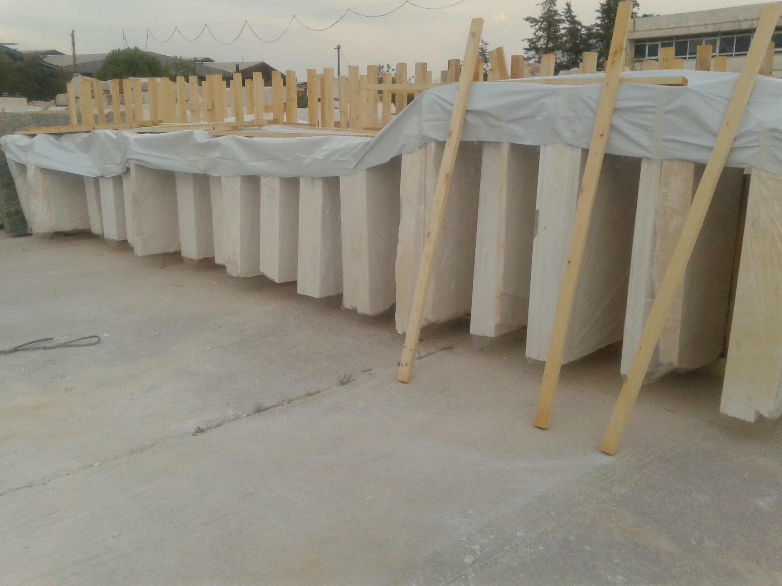 THASSOS PURE WHITE MARBLE 1st quality — Greek marble, factory direct