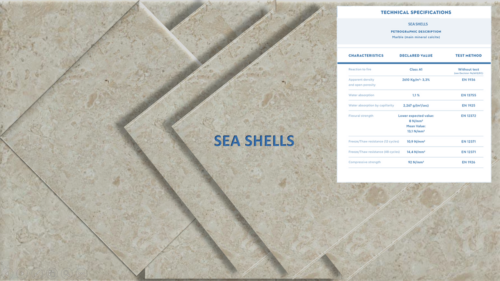 SEA SHELLS STONE — Greek marble, factory direct