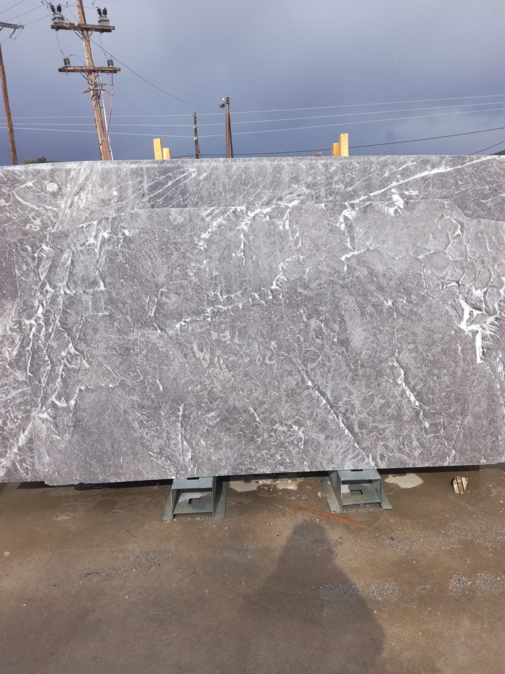 Victoria Grey Marble Polished Slabs — Greek marble, factory direct