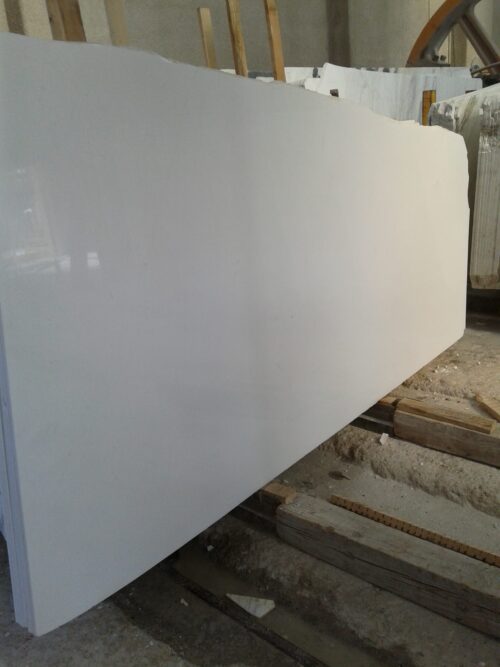 Thassos Pure Polished White Marble Slabs — Greek marble, factory direct